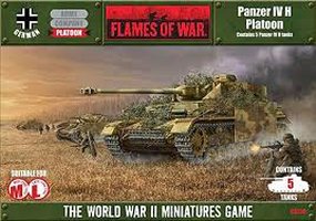 Flames of War: German Panzer IV H Platoon